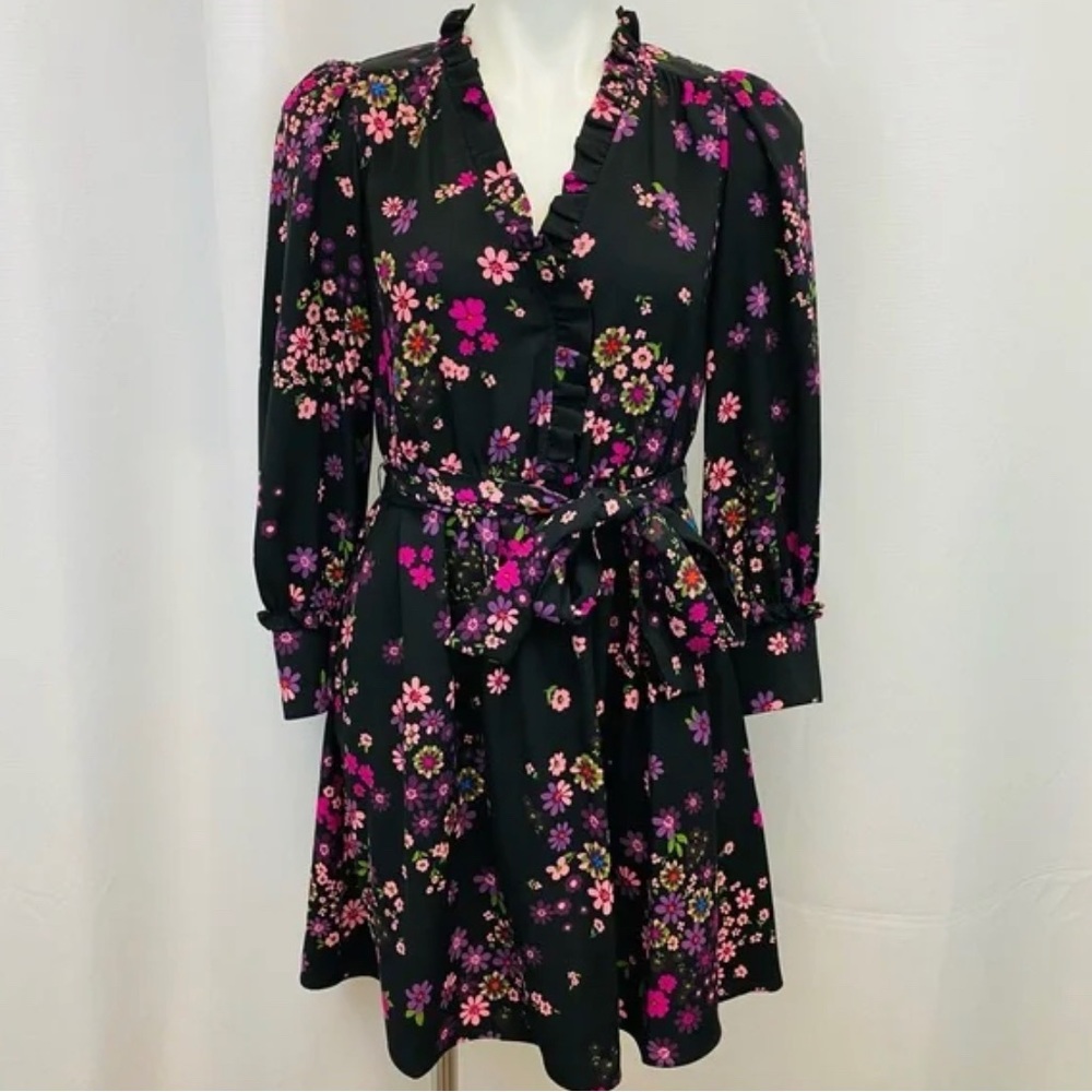 KATE SPADE
Bora Floral Print Fit & Flare Dress - Picture 7 of 14